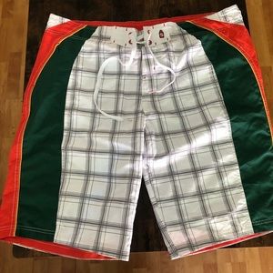 Red Stripe Beer Board shorts